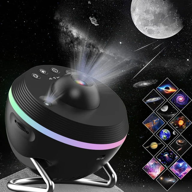Galaxy Star Projector – 13 Discs, Meteor Effect, Ships from US