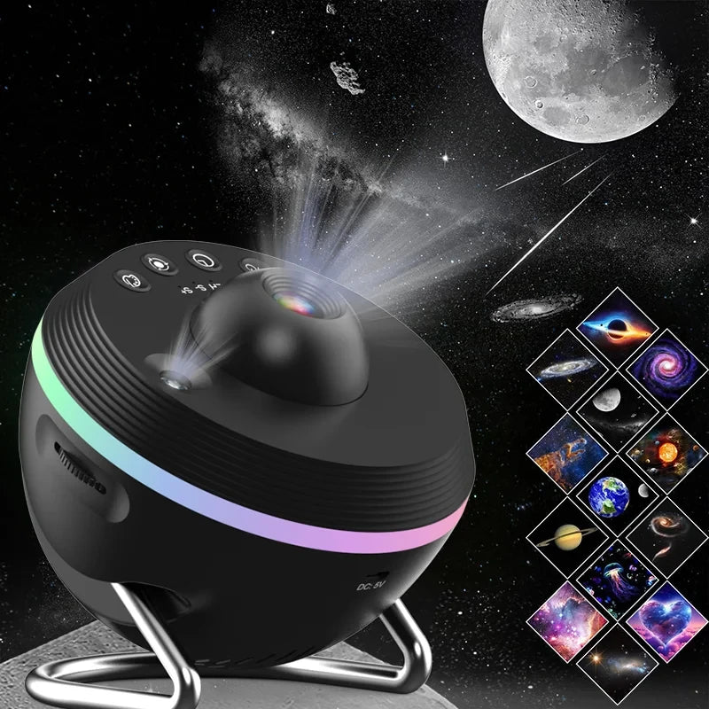 Galaxy Star Projector – 13 Discs, Meteor Effect, Ships from US
