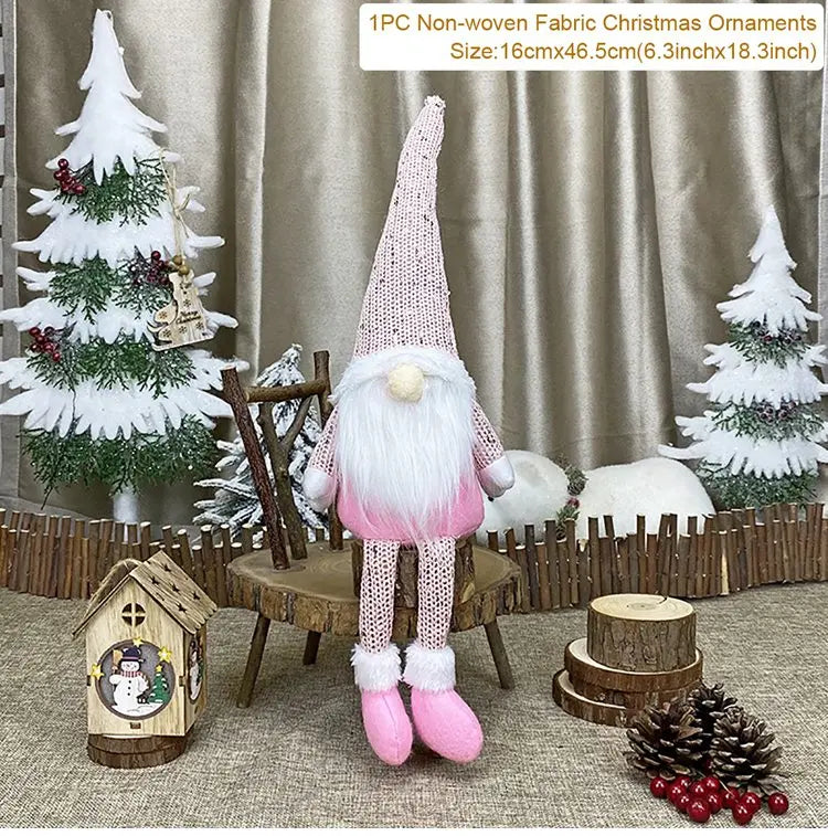 Christmas Faceless Doll Gnome Decoration