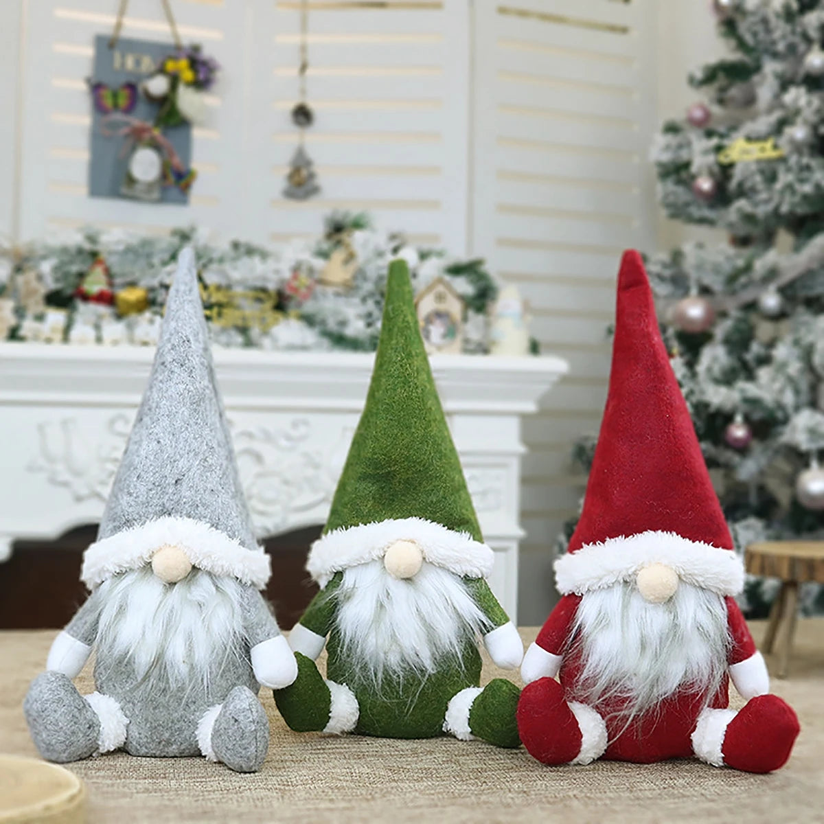 Christmas Faceless Doll Gnome Decoration