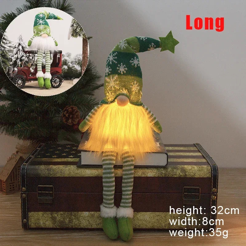 Faceless Doll Decoration with Lamp - Two Sizes Available