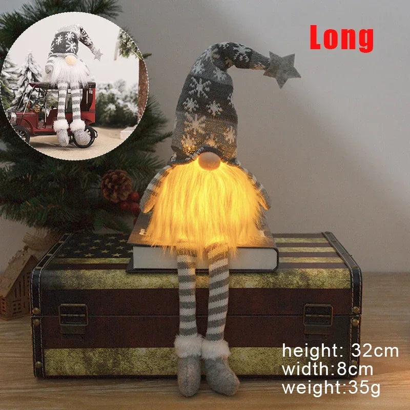 Faceless Doll Decoration with Lamp - Two Sizes Available