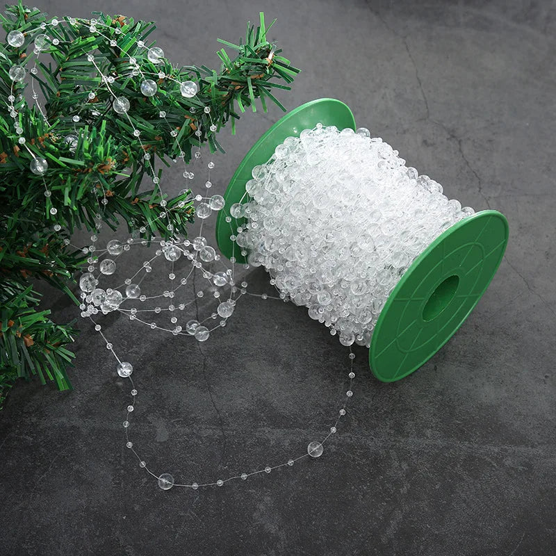 Christmas Bead String Garland - 10 m or 30 m