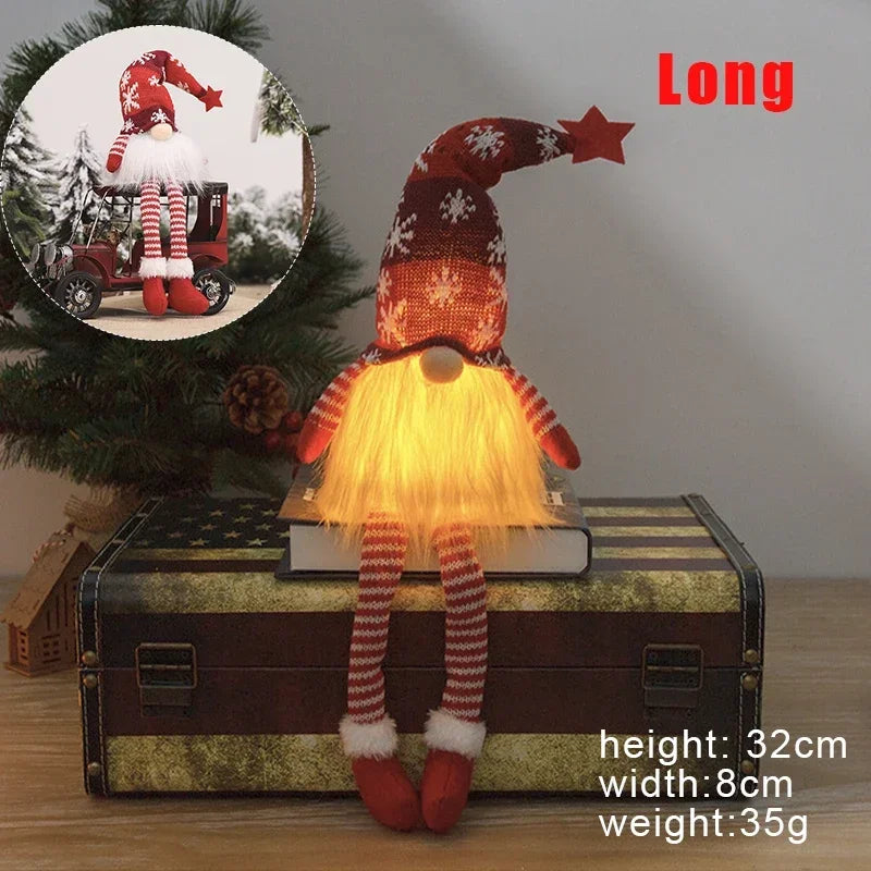 Faceless Doll Decoration with Lamp - Two Sizes Available