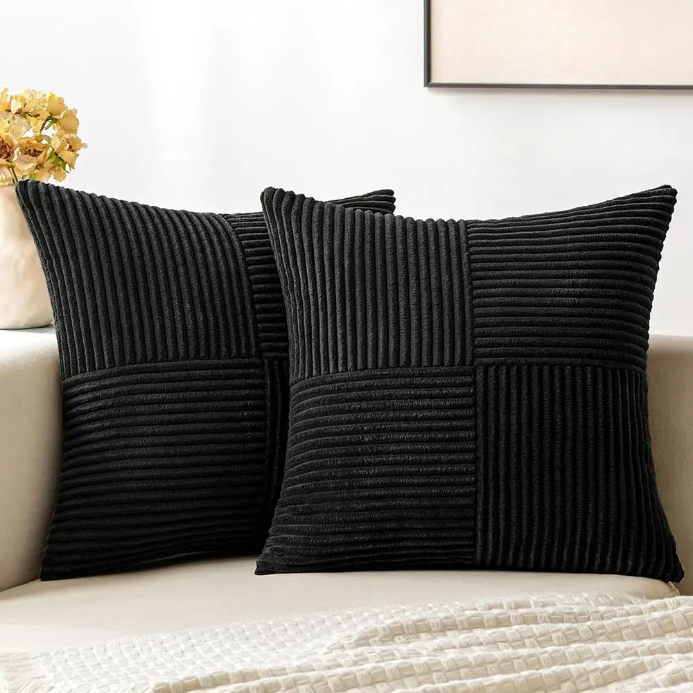 Rust Boho Decorative Throw Pillow Covers 18x18 Inch