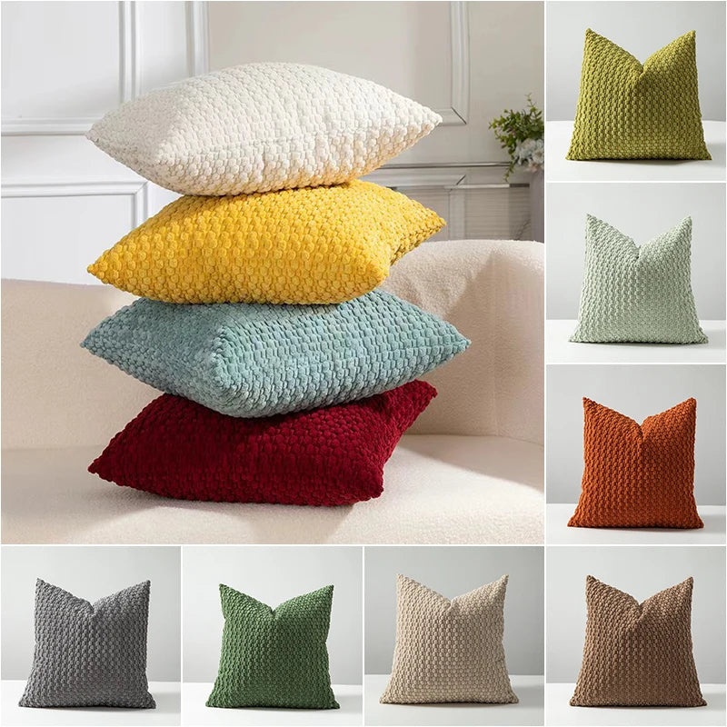 Soft Fall Decorative Throw Pillow Cover - Corduroy
