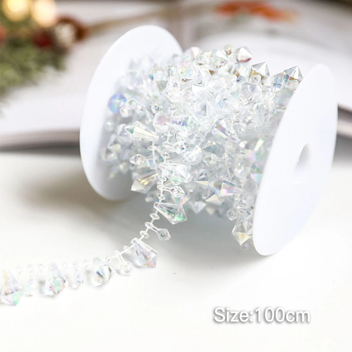 Christmas Bead String Garland - 10 m or 30 m