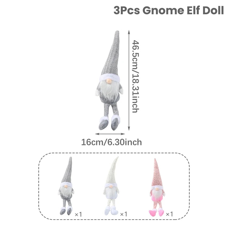 Christmas Faceless Doll Gnome Decoration