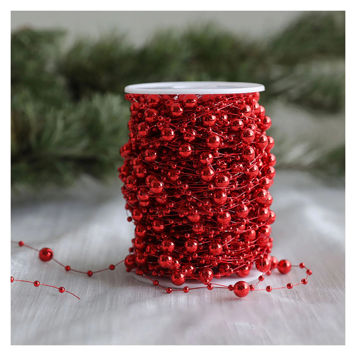 Christmas Bead String Garland - 10 m or 30 m