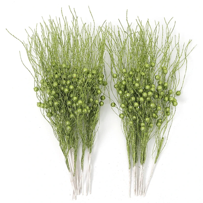 Glitter Berry Bouquet Picks - 5 Pack