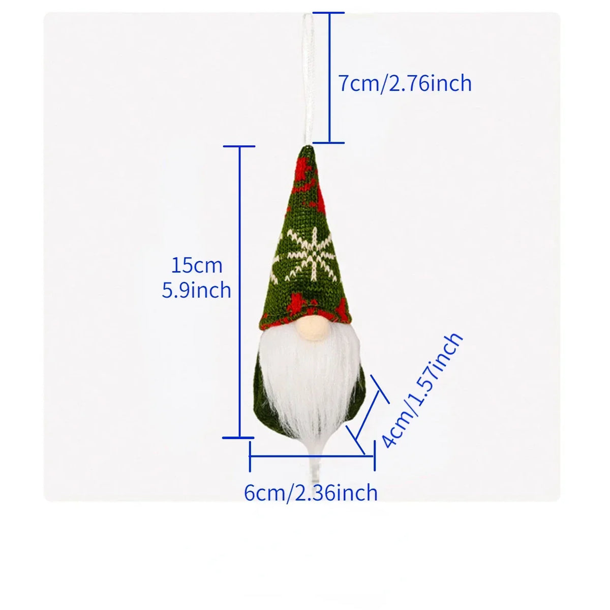 3pcs Christmas Gnomes Plush Santa Doll Ornaments
