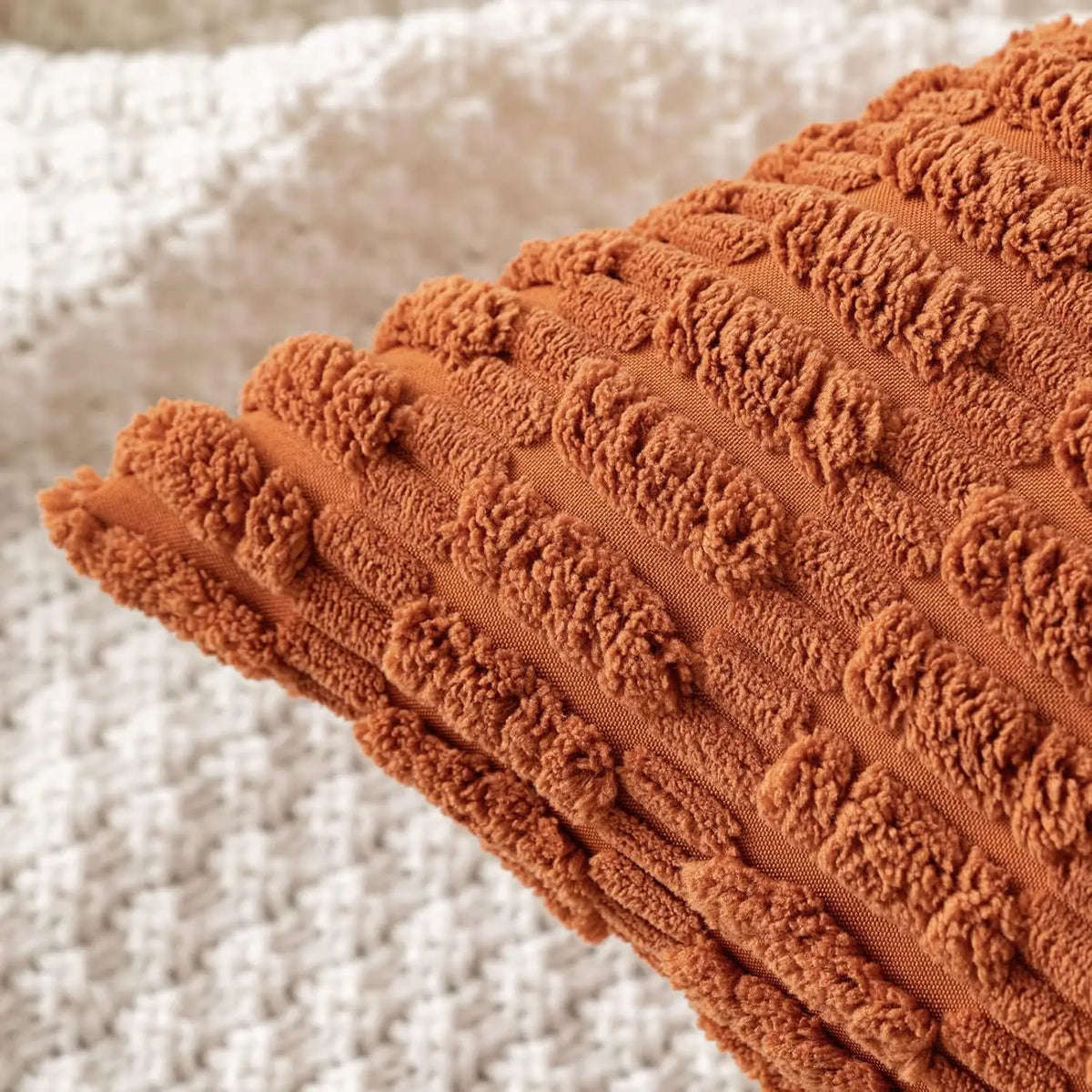 Corduroy Decorative Throw Pillow Covers 18x18 Inch