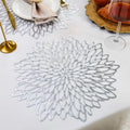 Set of 4 Golden Leaf PVC Table Mats