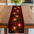 Christmas Floral Pine Branch Table Runner - Multiple Sizes