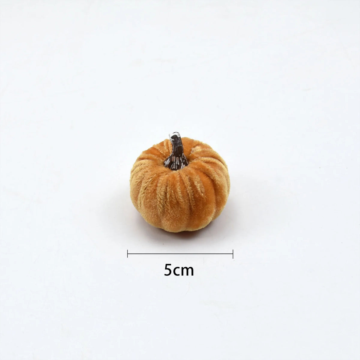 10pcs Velvet Artificial Pumpkin Decoration