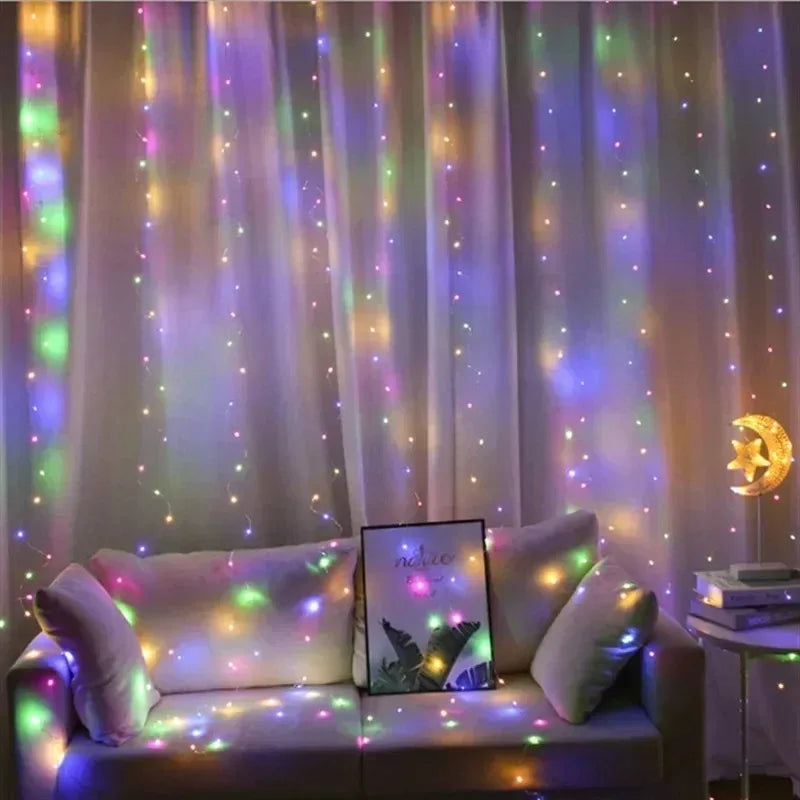 Remote Control USB Fairy Lights 3M LED Curtain Lights