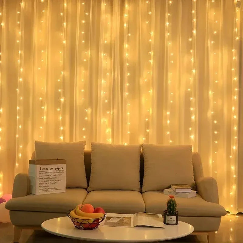 Remote Control USB Fairy Lights 3M LED Curtain Lights