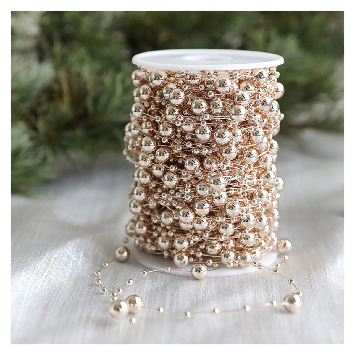 Christmas Bead String Garland - 10 m or 30 m
