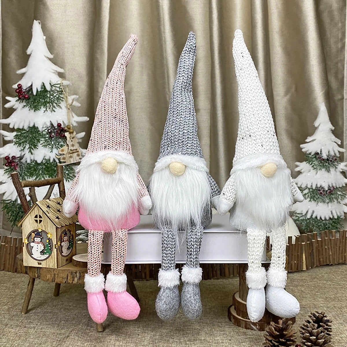 Christmas Faceless Doll Gnome Decoration