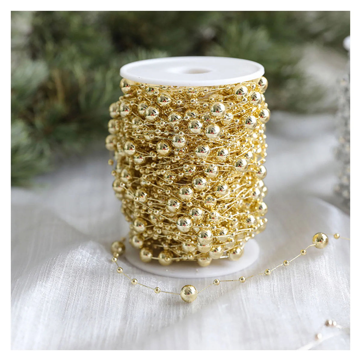 Christmas Bead String Garland - 10 m or 30 m