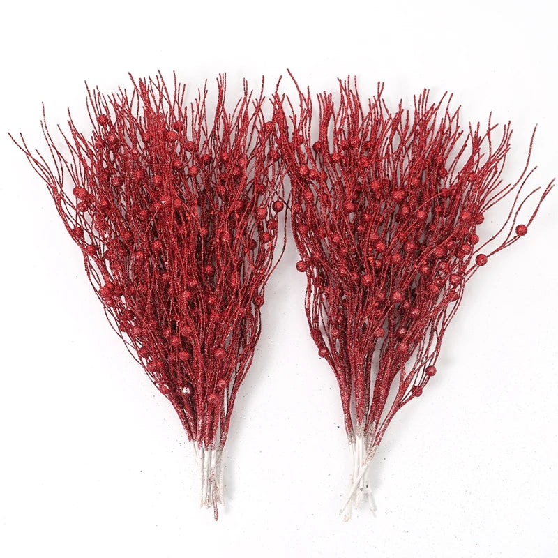 Glitter Berry Bouquet Picks - 5 Pack