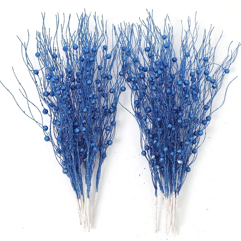 Glitter Berry Bouquet Picks - 5 Pack