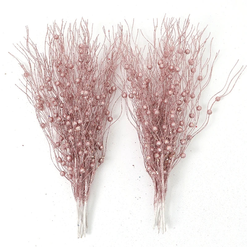 Glitter Berry Bouquet Picks - 5 Pack