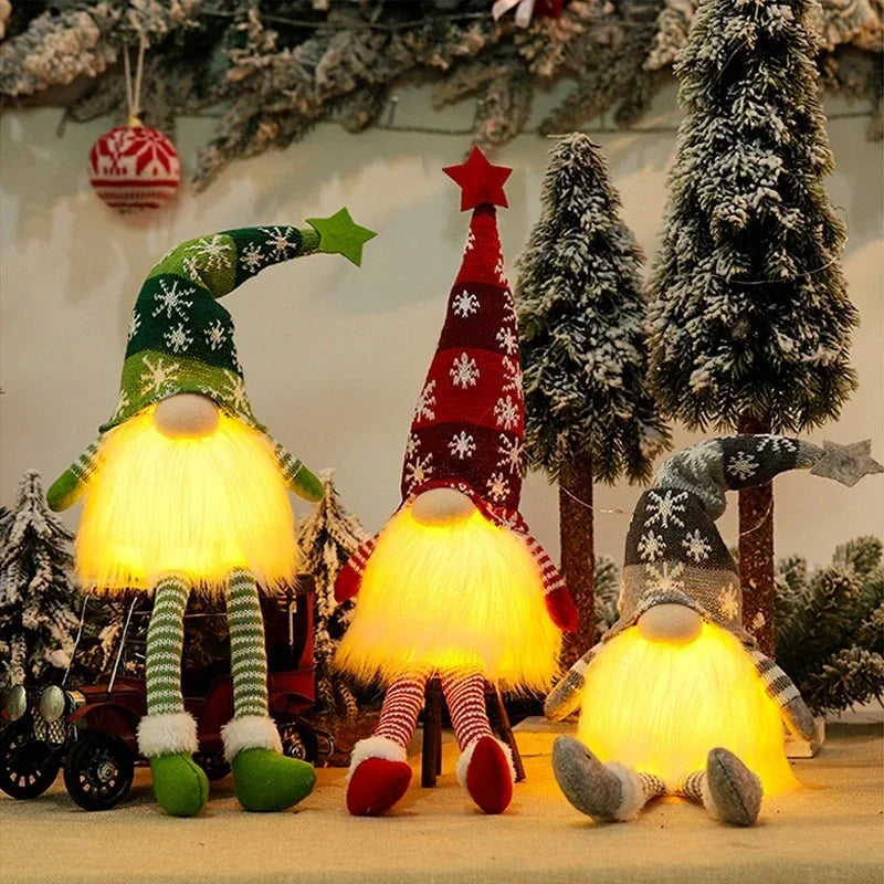 Faceless Doll Decoration with Lamp - Two Sizes Available