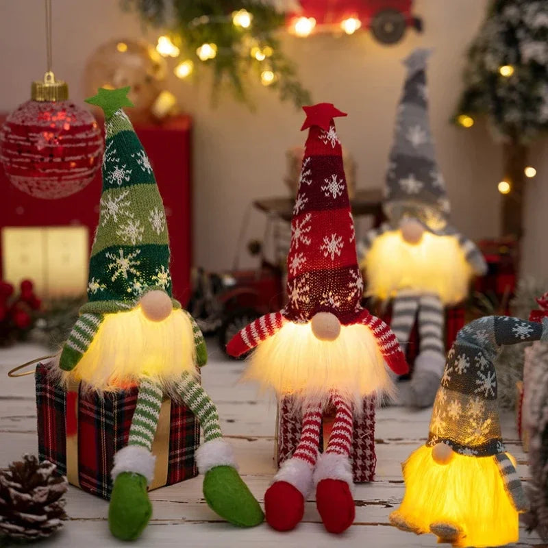 Faceless Doll Decoration with Lamp - Two Sizes Available