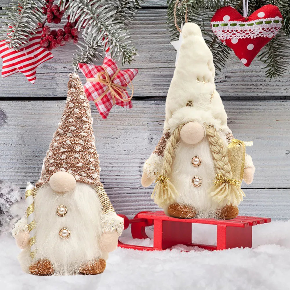 Glowing Gnome Christmas Faceless Doll 30cm