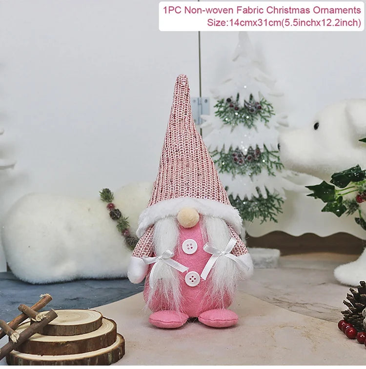 Christmas Faceless Doll Gnome Decoration
