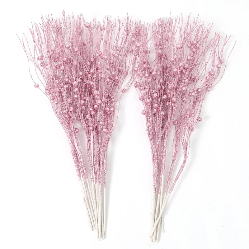 Glitter Berry Bouquet Picks - 5 Pack