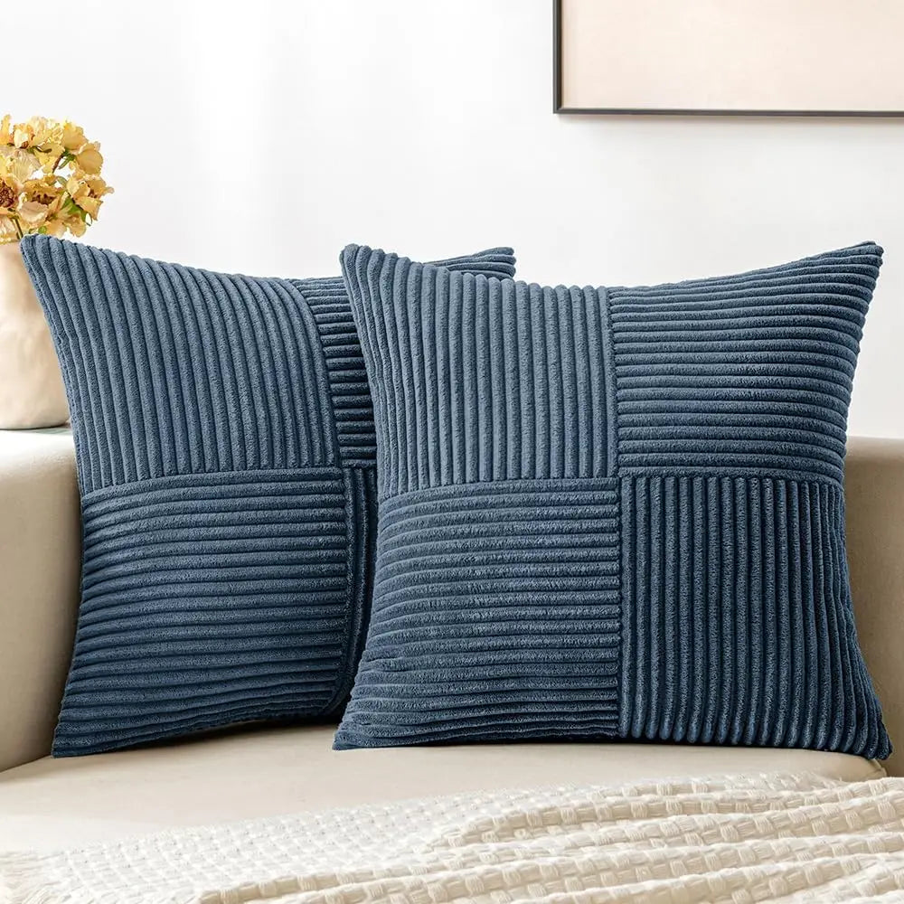 Rust Boho Decorative Throw Pillow Covers 18x18 Inch