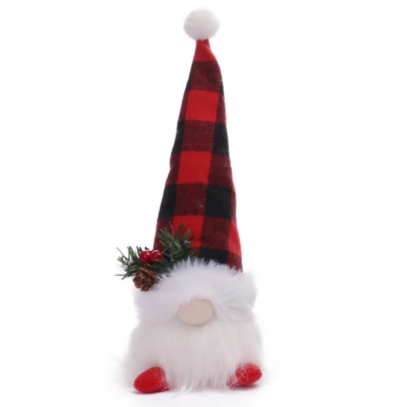 Christmas LED Doll Pendant - Santa Gnome Plush Doll