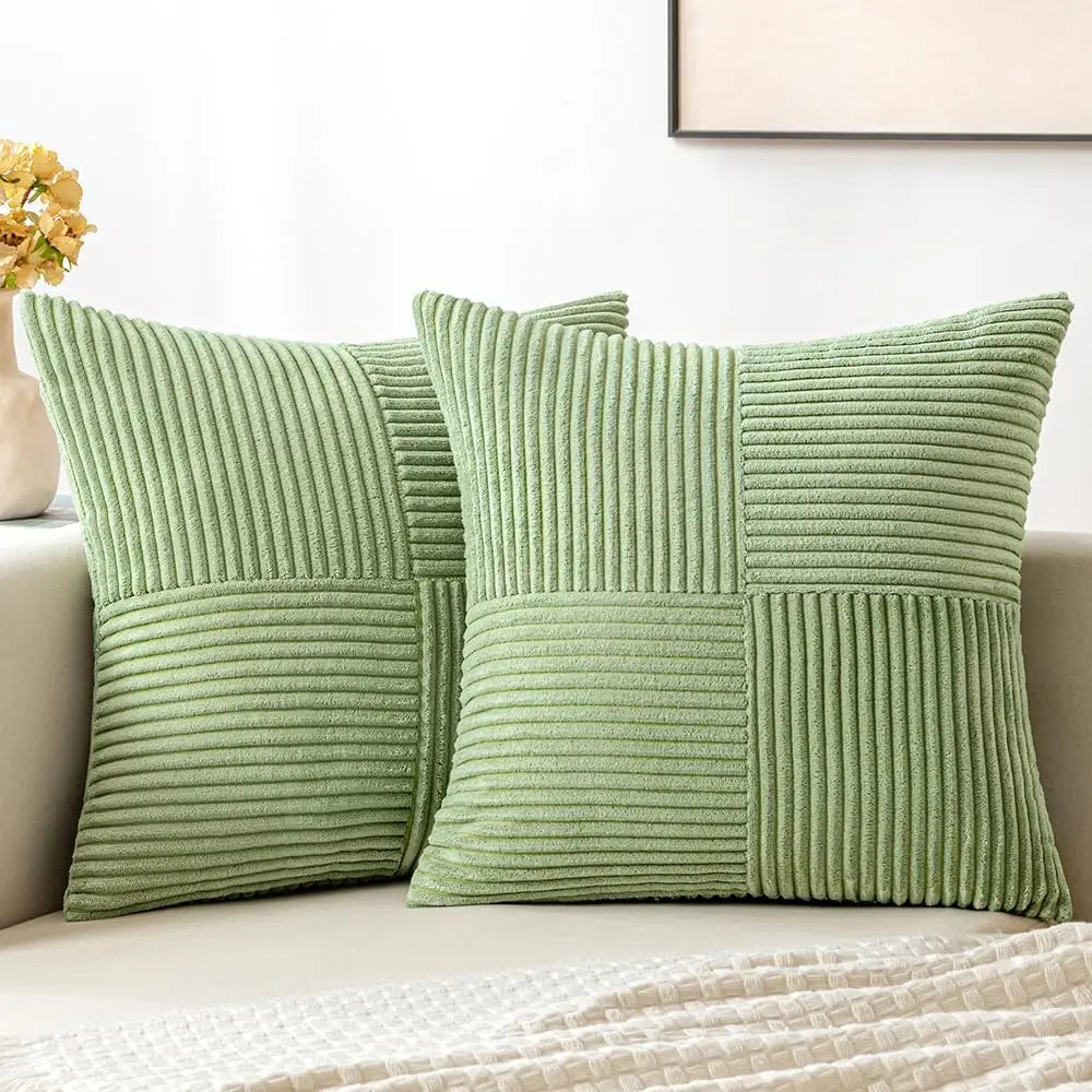Rust Boho Decorative Throw Pillow Covers 18x18 Inch