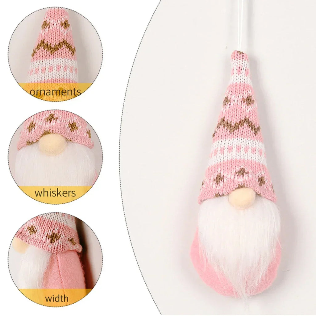 3pcs Christmas Gnomes Plush Santa Doll Ornaments