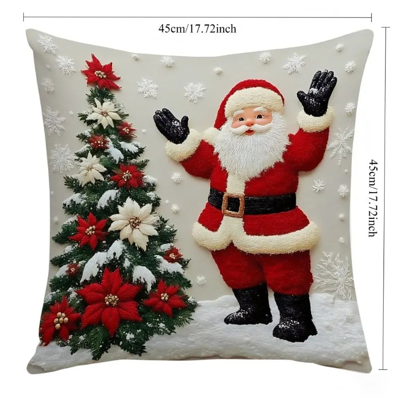 Christmas Throw Pillowcase Set - 4PCS