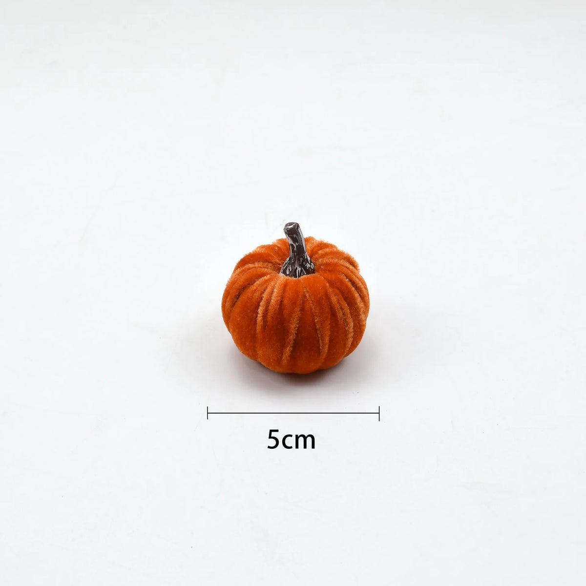 10pcs Velvet Artificial Pumpkin Decoration