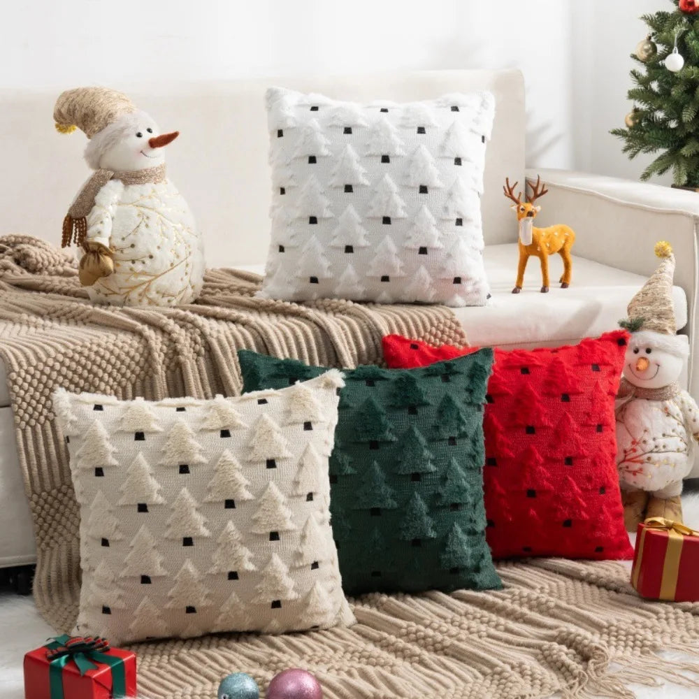 Christmas Pillow Covers 18x18 inch Soft Plush