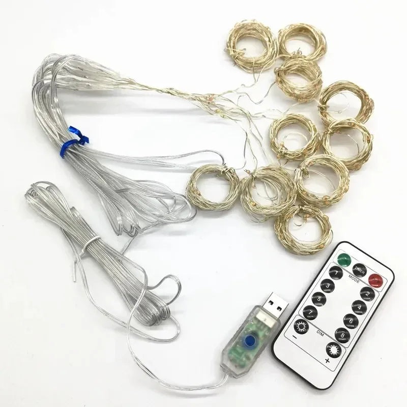 Remote Control USB Fairy Lights 3M LED Curtain Lights
