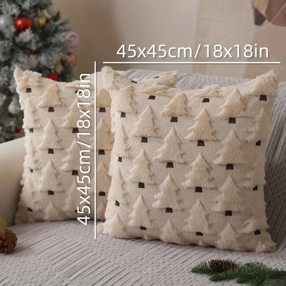 Christmas Pillow Covers 18x18 inch Soft Plush