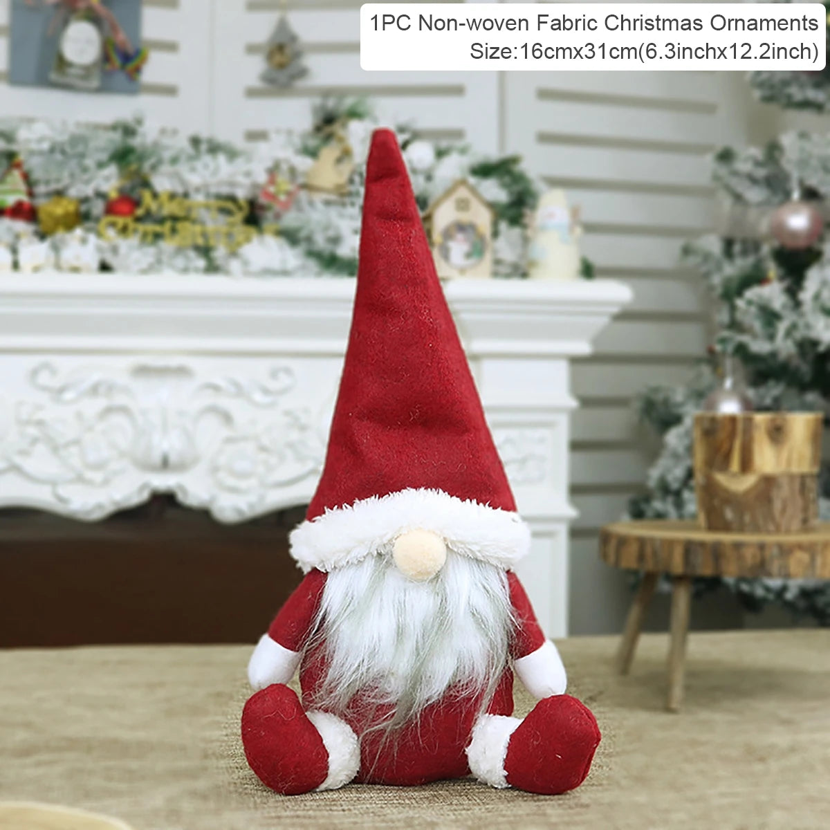 Christmas Faceless Doll Gnome Decoration