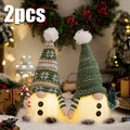 Glowing Knitted Gnome Doll with LED Night Light