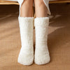 Plush Fuzzy Slipper Socks – Thick, Warm, Anti-Slip